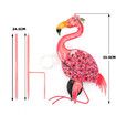 Solar Lights Outdoor Christmas Decorative Lights Colorful Led Solar Flamingo Garden Lights for Lawn Patio for Yard