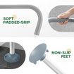 Toilet Safety Rail Bathroom Handrail Surround Frame Medical Aid Seat Grab Support Bar for Elderly Seniors Handicap Disabled