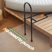 Bed Safety Rail Bedside Mobility Aid Support Guard Medical Assist Handle Grab Bar for Elderly Handicap with Strap Bag