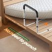 Bed Safety Rail Mobility Aid Bedside Medical Support Assist Guard Adjustable Grab Bar Handle for Seniors Handicap Adults