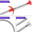 0.9M Flexible Grabber Claw Pick Up Reacher Tool With 4 Claws Bendable Hose Pickup Reaching Assist Tool for Litter Pick, Home Sink, Drains, Toilet, 0.9 Meter