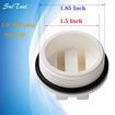 2 Pcs 1.5 Inch Threaded Pool Spa Return Winterizing Plug with O Ring for Winterizing Pools, SP1022C Pool Filter Drain Plug During Winter Season