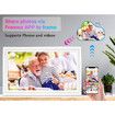 Large WiFi Digital Picture Frame 32GB 15.6 Inch 1920x1080 HD IPS Touchscreen Auto-Rotate for Family Friends White