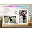 Large WiFi Digital Picture Frame 32GB 15.6 Inch 1920x1080 HD IPS Touchscreen Auto-Rotate for Family Friends White