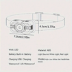 LED Induction Headlight,Super Bright Rechargeable Headlight,5 Modes With White & Red Light,Perfect For Outdoor Camping,Hiking,Fishing,Emergency