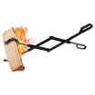 26 Inch Long Firewood Tongs Log Grabber for Fire Pit Campfire Bonfire Fireplace Heavy Duty Wrought Iron Outside Outdoor Indoor Wood Stove Fire Place Tools