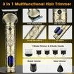Professional Hair Clippers Men Electric Razor Shavers Nose Trimmer Cordless Beard Barber Grooming Kit