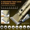 Professional Hair Clippers Men Electric Razor Shavers Nose Trimmer Cordless Beard Barber Grooming Kit