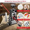 Manual Wire Stripping Machine Gauge Wire 0.06-1 inches,Scrapping Copper Wire Peeler Machine,Drill Powered Hand Crank Wire Stripper Tool for Scrap Copper Recycling