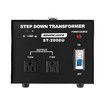 240V-110V Step Down Transformer 2000W Stepdown Electric Voltage Converter AU to US with 2 AC Output Sockets 5V USB Port
