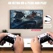 256G Retro Game Console,Nostalgia Stick Game,Plug and Play Video Game Stick Built in 50000+ Games,Consoles with Dual 2.4G Wireless Controllers