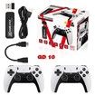 256G Retro Game Console,Nostalgia Stick Game,Plug and Play Video Game Stick Built in 50000+ Games,Consoles with Dual 2.4G Wireless Controllers