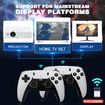 128G Retro Video Game Console, Revisit Classic Games with Built in 50+ Emulators, 40,000+ Games, 4K HDMI Output, and 2.4GHz Wireless Controller for TV Plug and Play