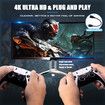 128G Retro Video Game Console, Revisit Classic Games with Built in 50+ Emulators, 40,000+ Games, 4K HDMI Output, and 2.4GHz Wireless Controller for TV Plug and Play