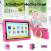 8 Inch Android 13 Kids Tablet 4GB RAM 64GB ROM Parental Control Pre-Installed Apps Educational Learning Tablet Case
