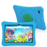 Kids Tablet Android 13 10 Inch 4GB RAM 128GB ROM Bluetooth Parental Control Educational Apps Protective Case Included
