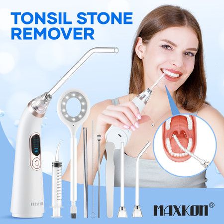 Tonsil Stone Removal Kit Remover Electronic Rock Extractor Oral Care Extraction Tool Cleaner Mouth Vacuum Cleaning 5 Suction Modes