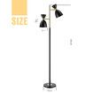 Modern Floor Lamp Led Reading Light Corner Free Standing Rotating Head Lampshade Bedroom Living Room Office 164cm