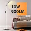 Dimmable LED Floor Lamp Corner Standing Reading Light Adjustable Brightness Gooseneck Remote Control Bedroom Living Room