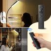 Dimmable LED Floor Lamp Corner Standing Reading Light Adjustable Brightness Gooseneck Remote Control Bedroom Living Room