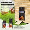 Auto Chicken Coop Door Solar Powered Cage Opener Closer Kit Automatic Safe Timer Light Sensor Hen House Poultry Pen Run