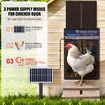 Auto Chicken Coop Door Solar Powered Cage Opener Closer Kit Automatic Safe Timer Light Sensor Hen House Poultry Pen Run