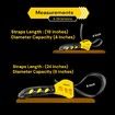 Oil Filter Wrench Adjustable Set, 2pcs, Plumbing Wrench for Tight Spaces Use as Jar Opener, Pipe Wrench, Rubber Strap Wrenches Used by Mechanics, Plumber Tools