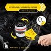 Oil Filter Wrench Adjustable Set, 2pcs, Plumbing Wrench for Tight Spaces Use as Jar Opener, Pipe Wrench, Rubber Strap Wrenches Used by Mechanics, Plumber Tools