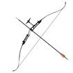 Takedown Recurve Bow and Arrows 68 Inch Sports Archery Hunting Target Shooting Games Outdoor Exercise Equipment 22lbs RH