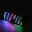 LED Glasses Light Up Dynamic Party Favor Glasses Festival Christmas USB Rechargeable LED Rave Glowing Flashing (Multicolor)
