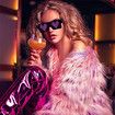 LED Glasses Light Up Dynamic Party Favor Glasses Festival Christmas USB Rechargeable LED Rave Glowing Flashing (Pink)