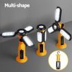Giantz Work Light Rechargeable USB Cordless LED Lamp 90?Rotation Hook Folding