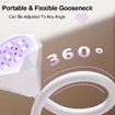 UV LED Nail Lamp Auto Sensor with 3 Timers Cordless UV Light for Gel Nail Polish,Rechargeable Flash Cure Lamp for Extension Acrylic Nail Tips Salon