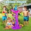 Waterfall Wall Table Water Sand Pit Pool Toys Play Ground Activity Centre Park Beach Backyard Indoor Outdoor Game Playset