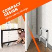 2 Step Folding Ladder Aluminium Collapsible Stool Foldable Portable Stairs Lightweight Household Warehouse Stepladder