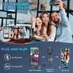 Wireless Lavalier Microphone for iPhone iPad, Mini Microphone Plug Play for Video Recording, Clip on Lapel Mics for Interview, Podcast, Tiktok, Vlog, YouTube