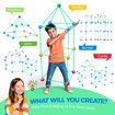 DIY Fort Building Kit 177pcs Castle Builder Construction Toy Educational Creative STEM Learning Playset Gift for Kids