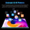 Android Tablet 10.1 Inch, Android 13 Tablet 4GB RAM 64GB ROM 128GB Expandable Octa-Core Processor 1280x800 IPS HD Touch Screen with 8000mAh Battery (Black)