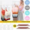 Closet Organizers and Storage,8 Tier Tank Top Hangers Space-Saving,Closet Organizer,Non Slip Hanging Sport Bras Holder,Dorm Room Essentials for College Students Girls Camisoles Swimsuits Dress,2 Pack