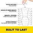 Closet Organizers and Storage,8 Tier Tank Top Hangers Space-Saving,Closet Organizer,Non Slip Hanging Sport Bras Holder,Dorm Room Essentials for College Students Girls Camisoles Swimsuits Dress,1 Pack