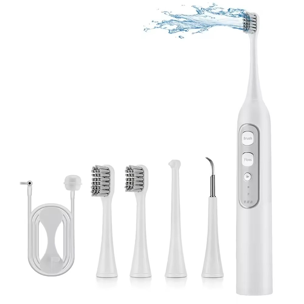 3in1 Ultrasonic Electric Toothbrush Water Flosser Pulse Clean Brushing Flushing Teeth brush