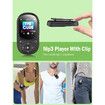 64GB MP3 Music Player with Bluetooth 5.2,HiFi Music MP3 Player with Sensitive Touch Button,1.5Inch Screen,Portable MP3 Player with Clip/Pedometer,Earphone Included
