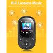 64GB MP3 Music Player with Bluetooth 5.2,HiFi Music MP3 Player with Sensitive Touch Button,1.5Inch Screen,Portable MP3 Player with Clip/Pedometer,Earphone Included