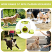 Dog Ball Launcher Dog Food Tenni Ball Machine,Dog Puzzle Feeder Dispenser,Dog Training Treats Interactive Feeder Balls Smart Puzzle Toy Color Green