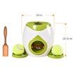 Dog Ball Launcher Dog Food Tenni Ball Machine,Dog Puzzle Feeder Dispenser,Dog Training Treats Interactive Feeder Balls Smart Puzzle Toy Color Green