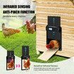 Solar Auto Chicken Coop Door Opener Automatic Timer Light Sensor Cage Closer Hen House Poultry Pet Security Control Kit