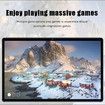 10.1 Inch Android Tablet 16GB+512GB Storage 4G Wi-Fi Dual SIM Long Battery Life Color Gold