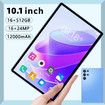 Android 13 Tablet 10.1 Inch 16GB 512GB Storage 5G Wi-Fi Dual SIM 24MP Rear Camera PC Long Battery Life Blue