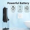 Water Flosser for Teeth 4 Modes Cordless Oral Irrigator 300ML Rechargeable Portable Irrigation Cleaner IPX7 Waterproof Water Teeth Cleaner for Home Travel