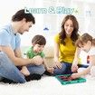 10.1 Inch Kids Tablet with GB RAM 64GB ROM Android 12 1280x800 IPS HD Touch Screen Parental Control Pre-Installed Apps Educational Learning Tablet Case(Green-USB Adapter Not Included)